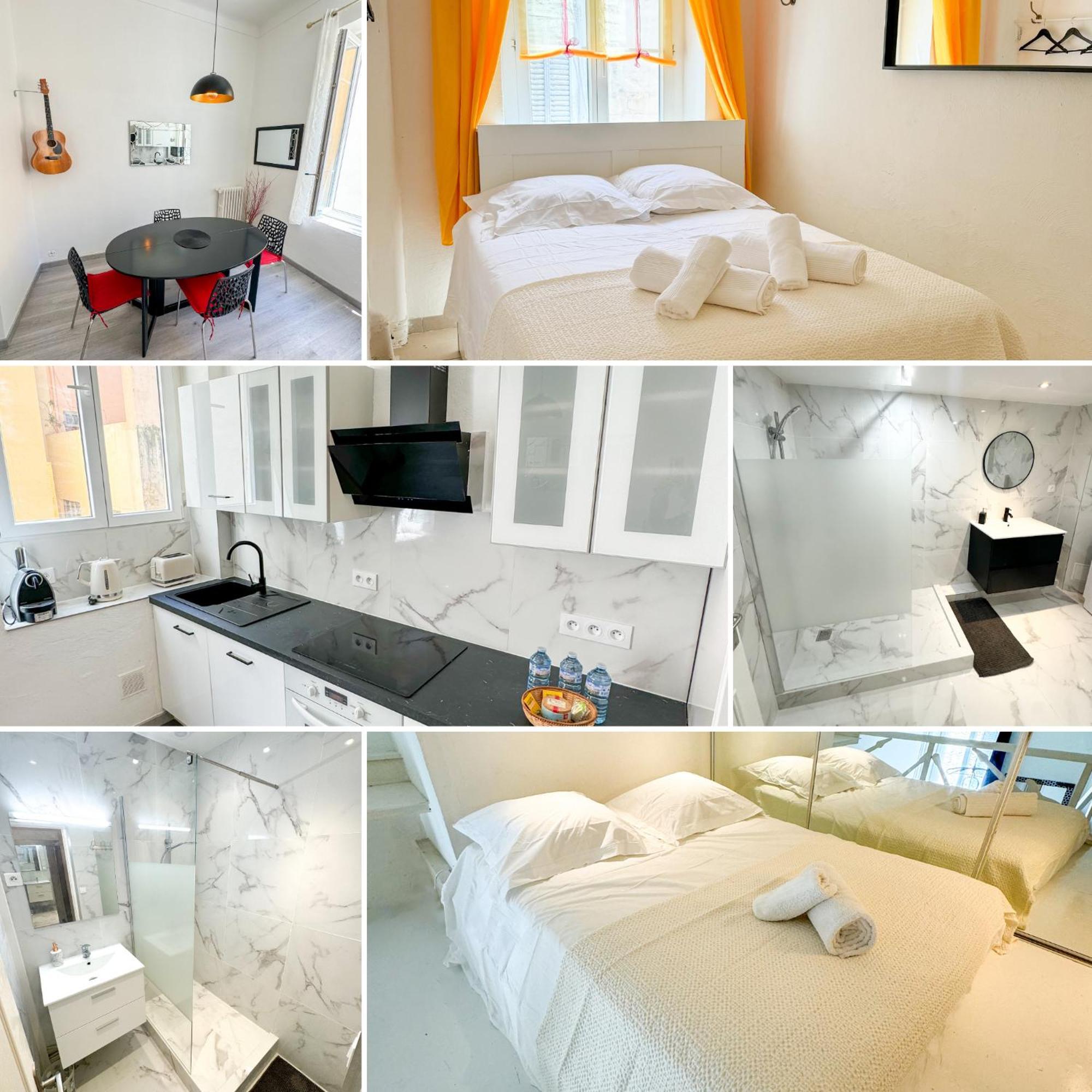 L'Echappee De Nice Riviera I Centre-Ville I Climatise I Proche Gare Et Plage I Ideal Couple Et Famille Ngoại thất bức ảnh